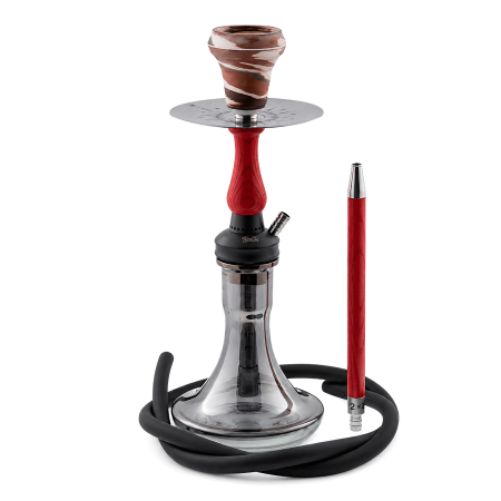 NARGHILELE - Narghilea 2×2 Hookah Pixel Coral Dark 39 cm