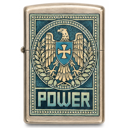 Set Zippo Power Eagle HC SI + Benzină 125ml [1]