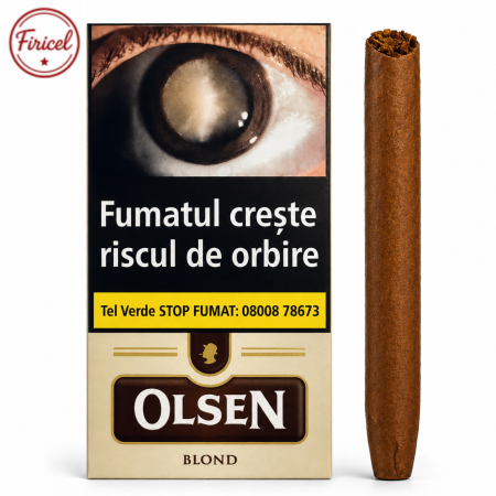 TIGARI DE FOI - Țigări de Foi Olsen Blond 47,5 g – Vanilie (5)