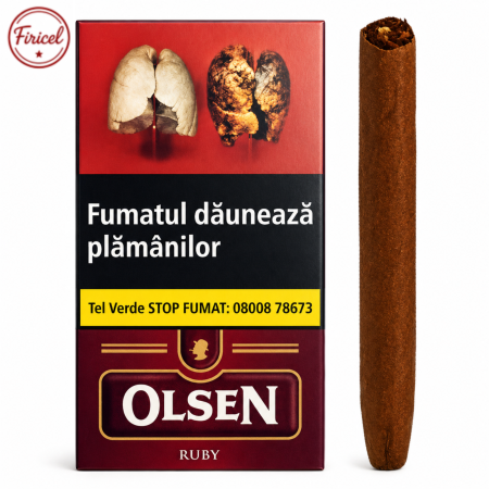 TIGARI DE FOI - Țigări de Foi Olsen Ruby 47,5 g – Cireșe (5)