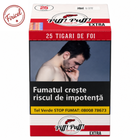 TIGARI DE FOI - Tigari de Foi Piff Puff Extra 240g 25 Bucati