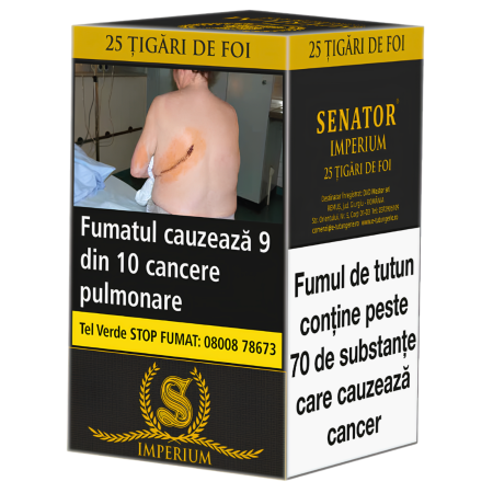 TIGARI DE FOI - Tigari de Foi Senator Imperium 245g 25 Bucati