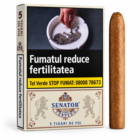 TIGARI DE FOI - Țigări de Foi Senator Torpedo FINE 46G (5)