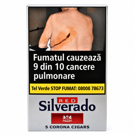 TIGARI DE FOI - Țigări de Foi Silverado Red 47.5g 5 bucăți fără filtru tărie medie