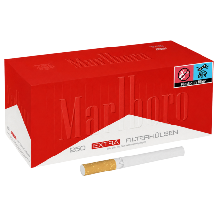 CU FILTRU LUNG / XL/ XTRA - tuburi tigari marlboro red extra 25mm 250 bucati filtru maro