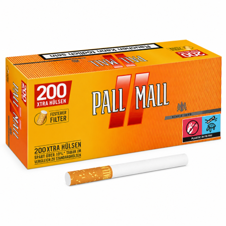 TUBURI - Tuburi Tigari Pall Mall Full Flavor Xtra 25mm 200 Bucati