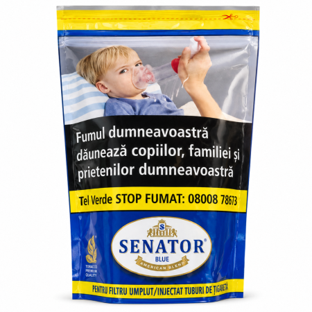 PENTRU INJECTAT - Tutun Senator Blue American Blend 135 g