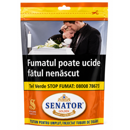 PENTRU INJECTAT - Tutun Senator Golden Extra Volume 110g pentru Injectat