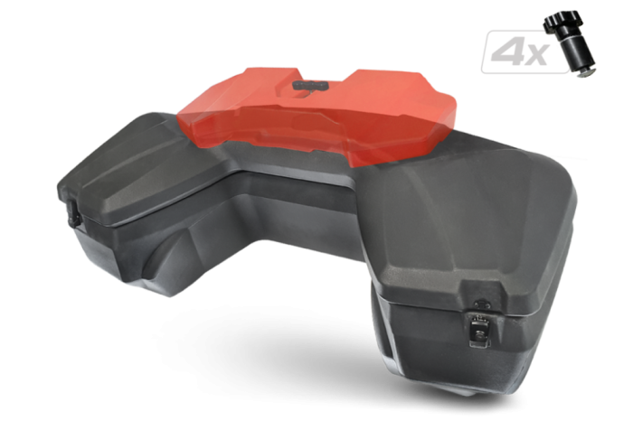 Cutie spate ATV SHARK AX115 115L, Polaris și montaj universal [4]