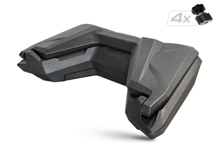 Cutii ATV - Cutie spate ATV CFMOTO 625 X6 SHARK AX90 90L cu spatar