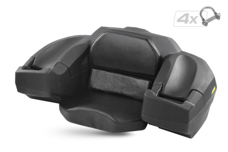 Cutii ATV universale - Cutie spate ATV SHARK 75L cu șezut și spătar