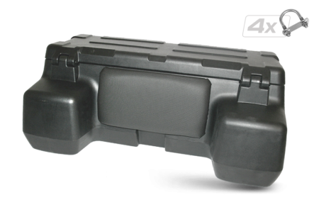 Cutii ATV universale - Cutie spate ATV universală SHARK 8015 81L cu spătar