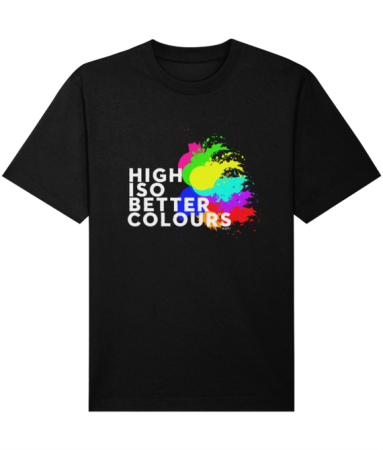 Tricouri - High iso better colours - Tricou de fotograf