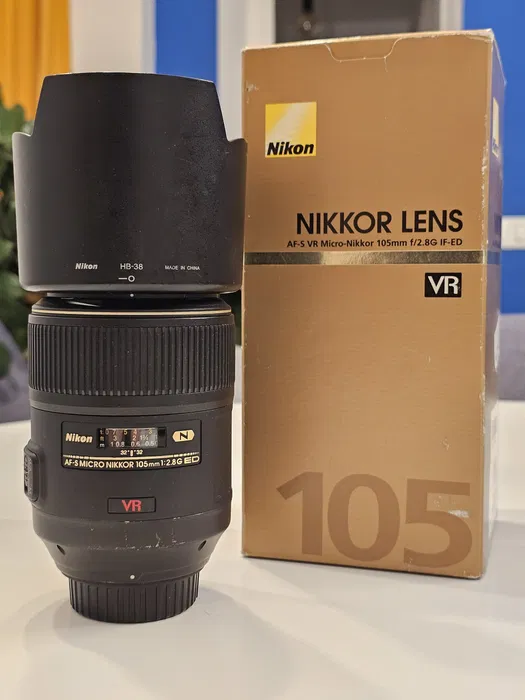 Nikon - Nikon AF-S Micro Nikkor 105mm f/2.8G IF-ED VR - Second Hand