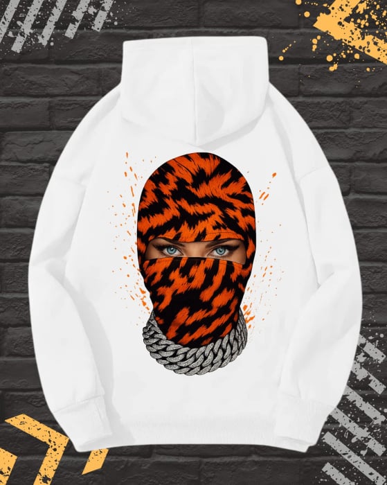 Hanorac Unisex cu Imprimeu Fata-Spate, CXO Woman, Bumbac [1]