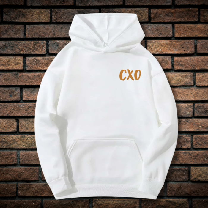 Hanorac Unisex cu Imprimeu Fata-Spate, CXO Urban Style, Bumbac [2]