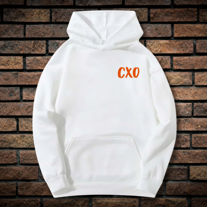 Hanorac Unisex cu Imprimeu Fata-Spate, CXO Woman, Bumbac [2]