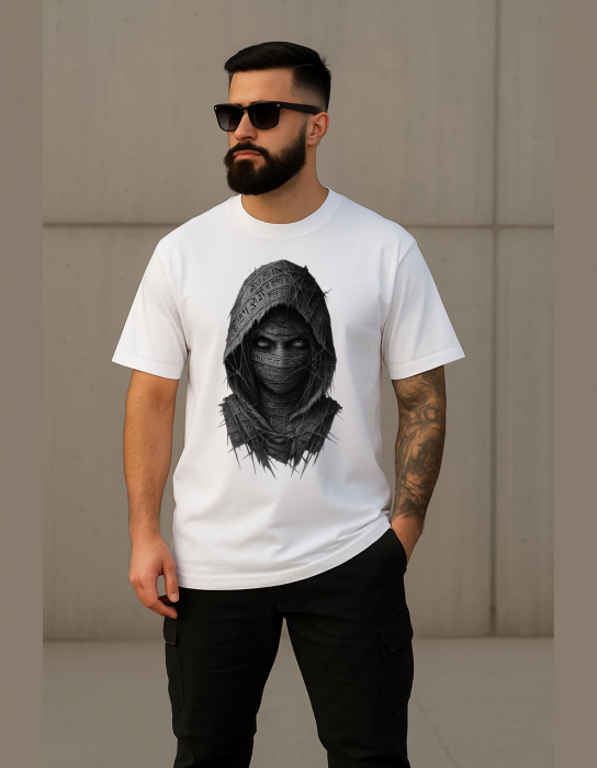 Tricou Barbati cu Imprimeu, Mummy, Bumbac [1]