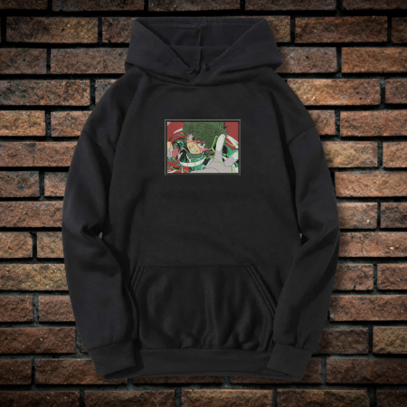 Hanorace barbati - Hanorac Barbati cu Broderie si Imprimeu, Izucu Midoriya, Bumbac