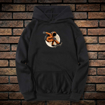 Hanorace barbati - Hanorac Barbati cu Imprimeu Fata-Spate, Cosmo, Bumbac