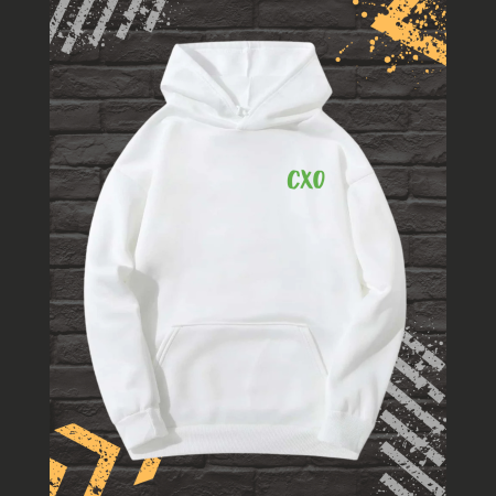 Hanorac Barbati cu Imprimeu Fata-Spate, CXO Toxic Hustle, Bumbac [1]