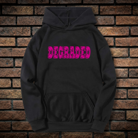 Hanorace barbati - Hanorac Barbati cu Imprimeu Fata-Spate, Degraded, Bumbac