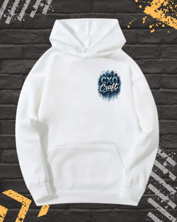 Hanorac Unisex cu Imprimeu Fata-Spate, CXO Craft, Bumbac [1]