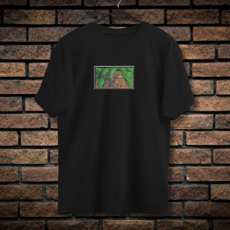 Tricouri Barbati - Tricou Barbati cu Broderie si Imprimeu, Broly, Bumbac