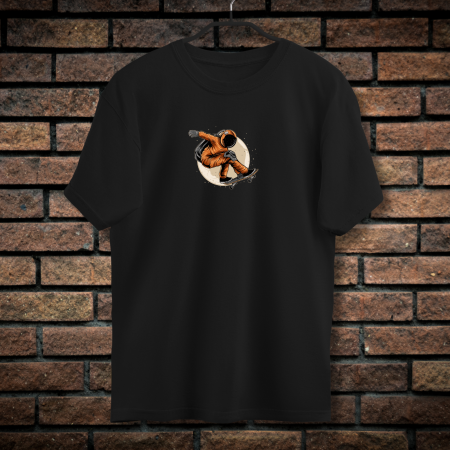 Tricouri Barbati - Tricou Barbati cu Imprimeu Fata-Spate, Cosmo, Bumbac