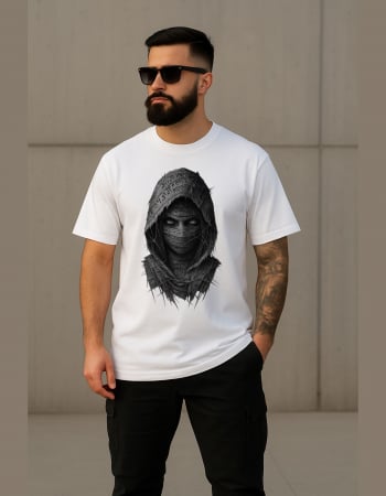 Tricouri cu Imprimeu - Tricou Barbati cu Imprimeu, Mummy, Bumbac