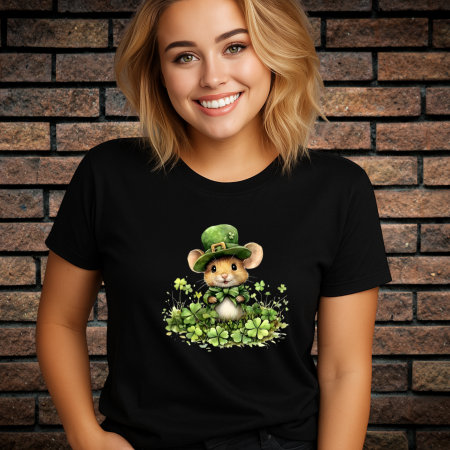 Tricouri Femei - Tricou Dama cu Imprimeu, SORICEL, Bumbac