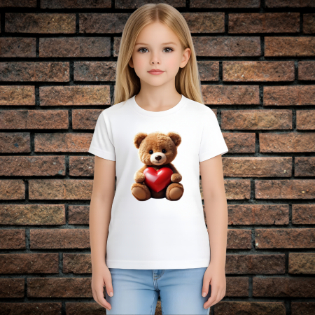 Tricou cu Imprimeu - Tricou Pentru Copii Cu Imprimeu, Bear, Bumbac