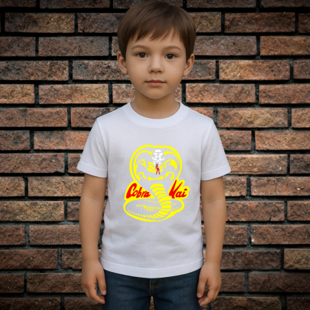 Tricou cu Imprimeu - Tricou Pentru Copii Cu Imprimeu, Cobra Kai, Bumbac