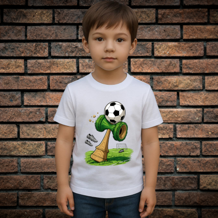 Tricou cu Imprimeu - Tricou Pentru Copii Cu Imprimeu, KENDAMA FOTBAL, Bumbac