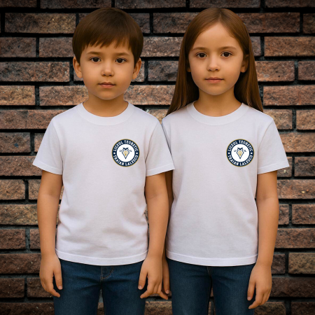 Pentru Școală - Tricou Pentru Copii Cu Imprimeu, Liceul Traian Lalescu, Bumbac, Alb