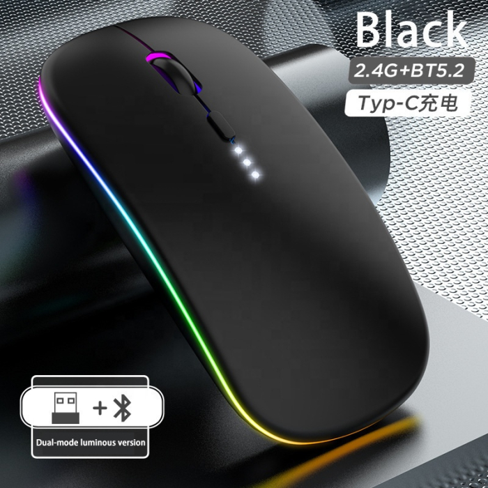 Mouse wireless reincarcabil 2.4Ghz BT 5.2 Dacyexpress M2 [6]