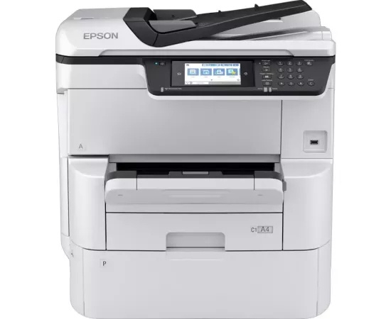 Multifunctional Inkjet EPSON WorkForce Pro WF-C878RDWF, Color, A3+, USB/LAN/Wi-Fi, Duplex, Fax, Alb [1]