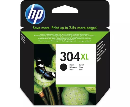 Imprimante  - Cartus cerneala HP 304XL N9K08AE, negru