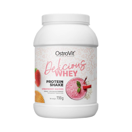 Suplimente nutritive - Delicious Whey, pudra, 700g, Ostrovit, Concentrat proteic din zer