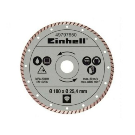 Scule Einhell - Disc diamantat Turbo 180X2.2X25.4 mm Ceramic 49797650 Einhell