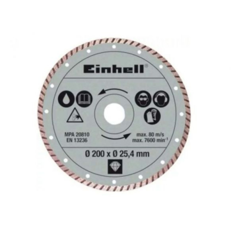Scule Einhell - Disc diamantat Turbo 200X2.2X25.4 mm Ceramic 4301175 Einhell