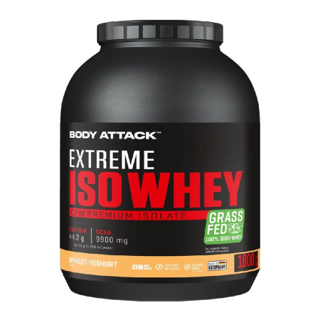 Suplimente nutritive - Extreme Iso Whey, pudra, 1,8kg, Body Attack, Izolat proteic din zer