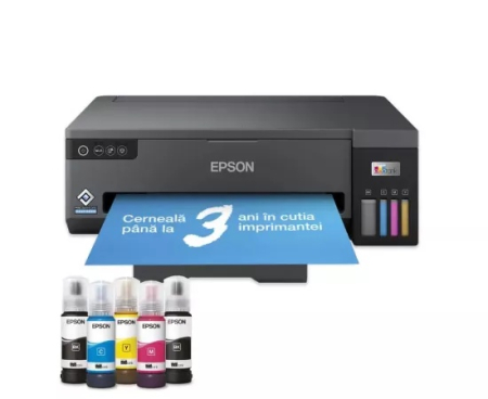 Imprimante  - Imprimanta Inkjet EPSON EcoTank L11050, Color, A3, USB/Wi-Fi, Negru