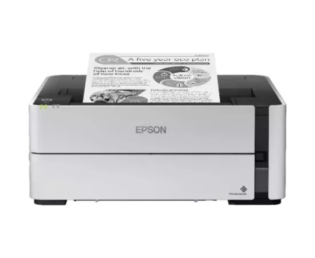 Imprimante  - Imprimanta Inkjet EPSON M1180, Monocrom, A4, Duplex, USB/LAN/Wi-Fi, Alb