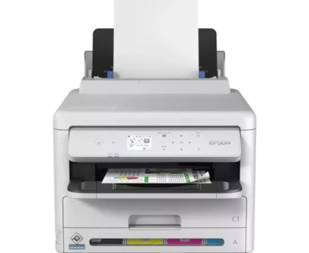 Imprimante  - Imprimanta Inkjet EPSON WorkForce Pro WF-C5390DW, Color, A4, Duplex, USB, Alb