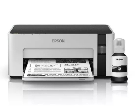 Imprimante  - Imprimanta InkJet monocrom EPSON EcoTank M1100, USB, A4