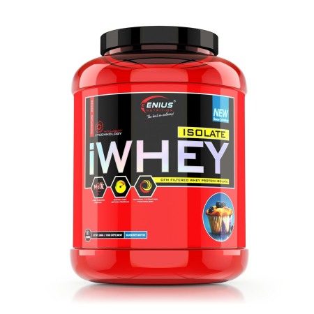 Suplimente nutritive - iWHEY® ISOLATE 2000g, pudra, Genius Nutrition, Proteina din zer izolat