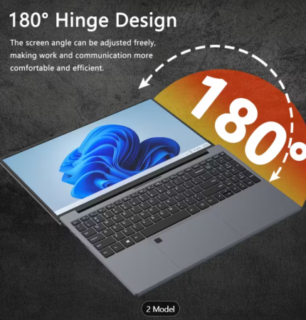 Laptop de Afaceri și Gaming 15.6'' FHD IPS, Windows 11, Intel i7 6500U, 16GB RAM 512GB/1TB SSD cu Senzor Amprentă Digitală, Tastatură Iluminată Numerică pentru Productivitate în Birou sau Lucru Acasă, [6]