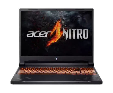 Laptopuri - Laptop gaming ACER Nitro V16 ANV16-71 NH.QTQEX.006, 16" WUXGA 165Hz, Intel® Core™ i5 14450HX, 16GB RAM, SSD 512GB, nVidia GeForce RTX 4060 8GB, Fara sistem de operare, Obsidian Black