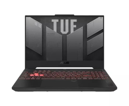 Laptopuri - Laptop gaming ASUS TUF A15 FA507NVR-LP097, 15.6" Full HD 144Hz, AMD® Ryzen™ 7 7435HS, 16GB RAM, SSD 512GB, nVidia GeForce RTX 4060 8GB GDDR6, Fara sistem de operare, Mecha Gray